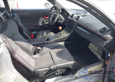 2020 Porsche 718 Cayman Gt4 z USA, uszkodzony, nr VIN WP0AC2A82LK289130